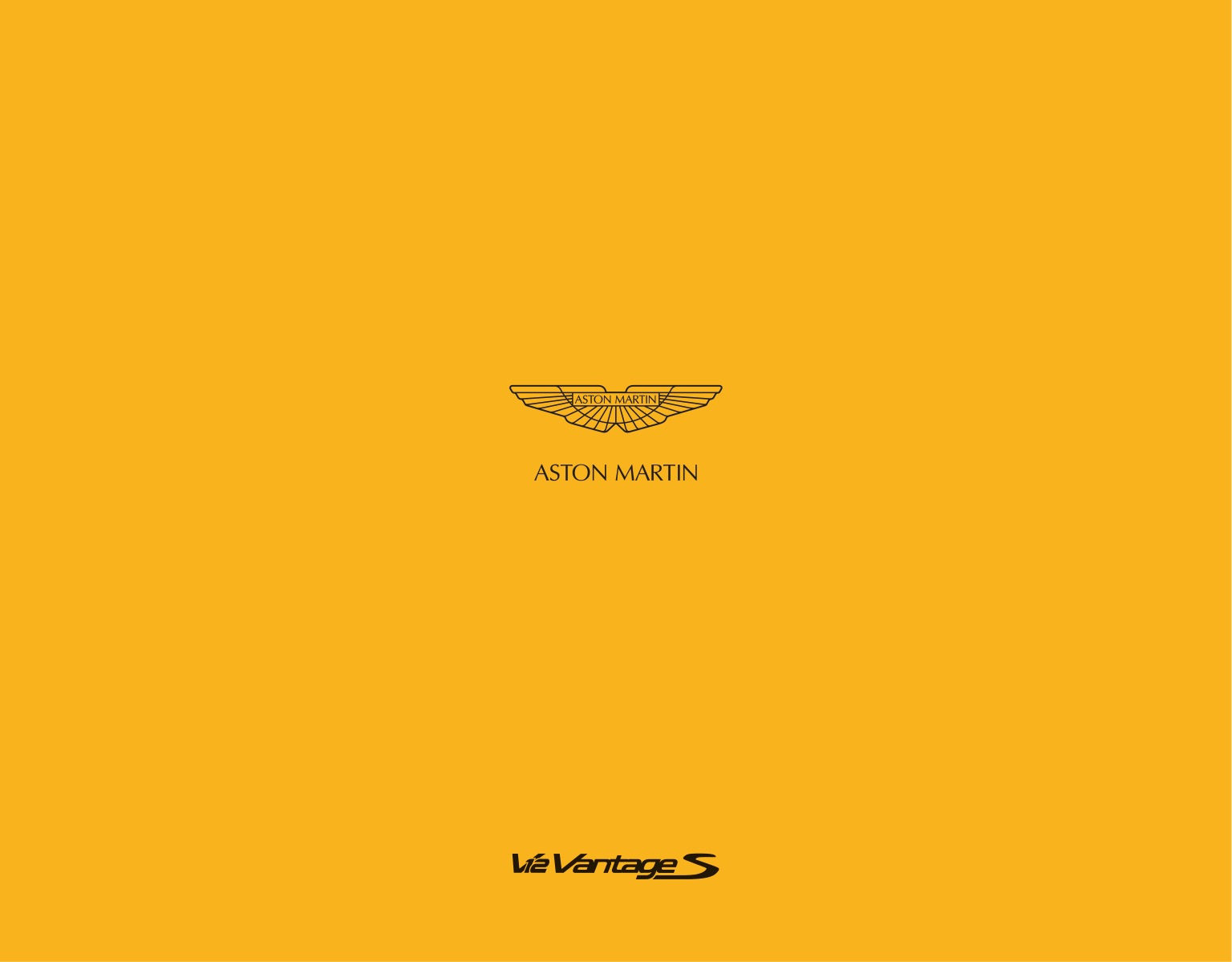 Aston Martin Vantage V12 S Brochure